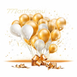 Gold 24k Heavenly Birthday Stairs Balloons Angel Memorial PNG add photo rest in peace template for funeral RIP memorial
