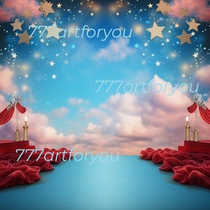 Red  Heavens Stairway In Loving Memory Angel Wings Memorial Background PNG add photo rest in peace template for funeral RIP Memorial