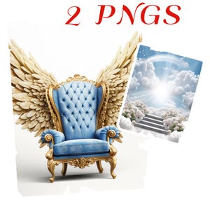 Navy Silver Heavens Gate Stairs In Loving Memory Forever In Our Hearts PNG add photo rest in peace template RIP Memorial