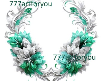 Green Silver Heavens Stairs Rest In Heaven Forever In Our Hearts PNG add photo rest in peace template RIP Memorial