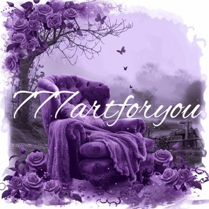 Purple Chair Heavens Gate Forever In Our Hearts Engel Flügel Gedenkstätte PNG fügen Foto Rest in Frieden Vorlage für die Beerdigung RIP Gedenkstätte
