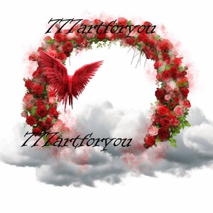 Rouge-BLK-Pour toujours dans nos coeurs - Modèle commémoratif | Sublimation, DTF, PNG thermocollant | usage personnel et commercial | télécharger | Mémorial imprimable