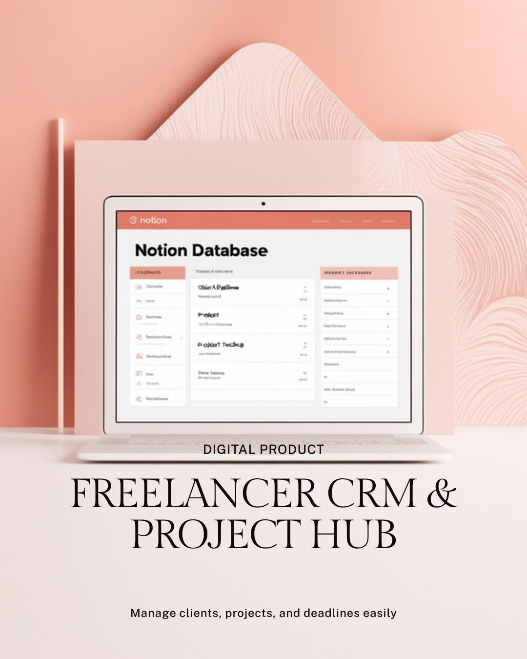 Freelancer CRM Notion Template | Client Tracker, Project Manager ...