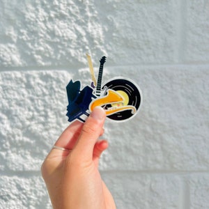 Music Stickers - Pack of 15 music themed and instrument stickers