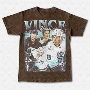 Vintage 90s Vince Dunn Tee, Ice Hockey T-shirt, T-Shirt, Retro TV Show Merch, Graphic Tee, Pop Culture Shirt