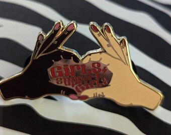 Girls Supports Girls Enamel Pin