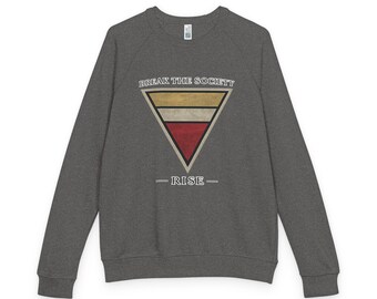 Red Rising Inspired Sweater | Break the Chains Rise | Howler Wolf Crewneck | Sci-Fi Book Sweatshirt | Vintage Style Graphic Sweatshirt
