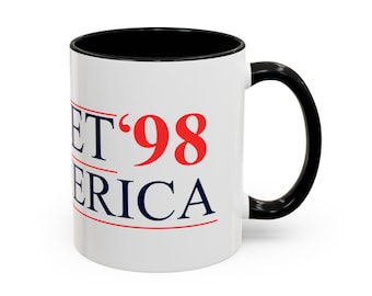 Bartlet for America Mug, West Wing Campaign Coffee Cup, Jed Bartlet 98 Gift, West Wing Fan Mug, Political TV Show Gift, West Wing Merch