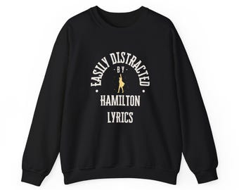 Moletom com letras de Hamilton: Roupa para fãs de musicais da Broadway