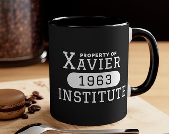 Caneca X-Men - Design 'Xavier Institute' | X-Men icônicos | Presente de cerâmica premium para fãs