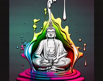 Buddha Digital Art | PNG | Clip Art | JPG | Digital Download | PDF14