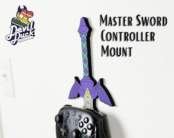 Master Sword Controller Hook Stand Caddy Hanger Holder Desk Wall Mount Display Gamer Accessory