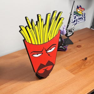 Frylock Standing Decor | Frylock Meatwad Master Shake Aquateen Hunger Force Desk Shelf Bookcase Counter Display Figure