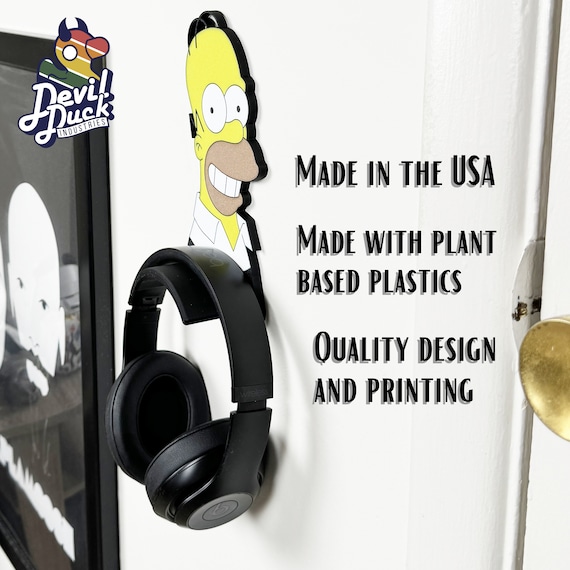 Supporto Cuffie Da Parete In Plastica – 4 Pezzi, Leggero E Pratico, Ideale Per Organizzare Le Tue Cuffie In Casa O In Ufficio