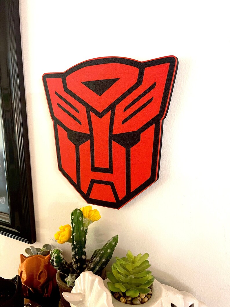 Transformers Autobot Wall Art Kids Bedroom Decoration - Etsy