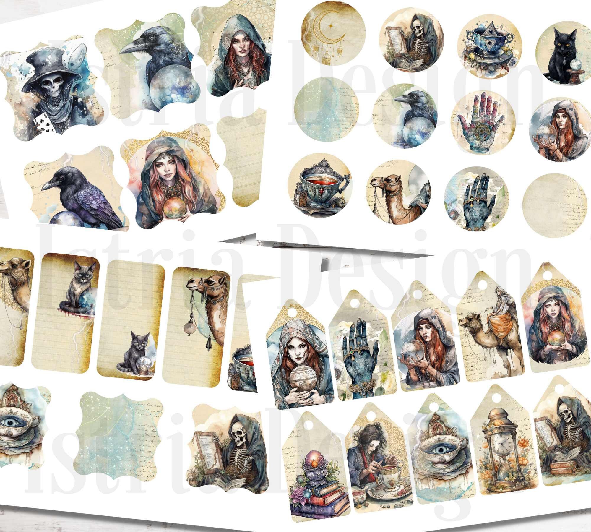 Fortune Teller Junk Journal Kit Printable Magical Junk - Etsy