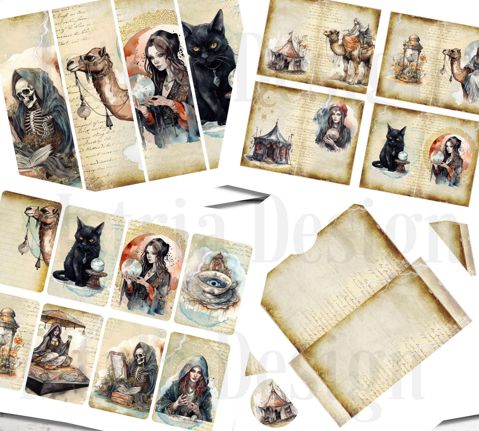 Fortune Teller Junk Journal Kit Printable Magical Junk - Etsy