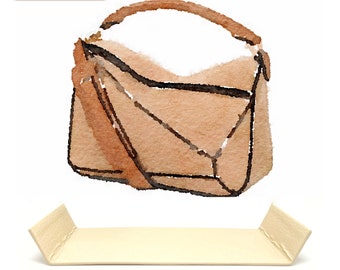 Base Shaper Bag Insert Saver For L* Medium Puzzle Shoulder Bag (Bag NOT Included)
