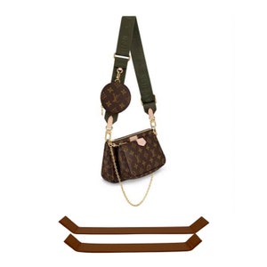 Louis Vuitton - Authenticated Multi Pochette Accessoires Handbag - Cloth Brown for Women, Never Worn, with Tag