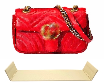 Base Shaper Bag Insert Saver For G*C Marmont Matelasse Mini Flap Bag  (Bag NOT Included)