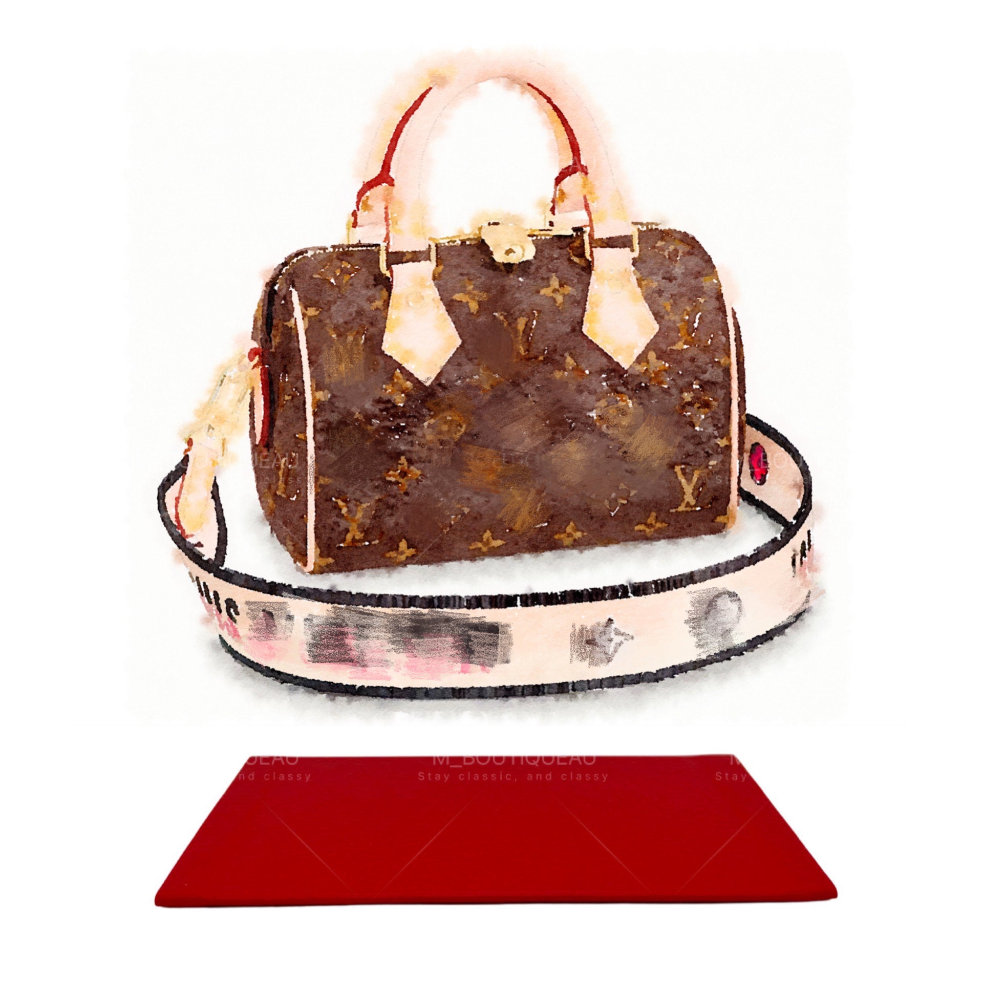 Tailor-Made Handbag liner for Louis Vuitton Speedy 35 – Enni's