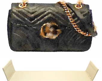 Base Shaper Bag Insert Saver For G*C Marmont Matelasse Small Flap Bag  (Bag NOT Included)
