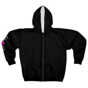 Mammography Sleeve-AOP Unisex Zip Hoodie