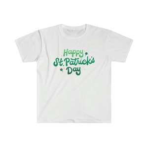 Happy St. Patrick&#39;s Day-Unisex Softstyle T-Shirt