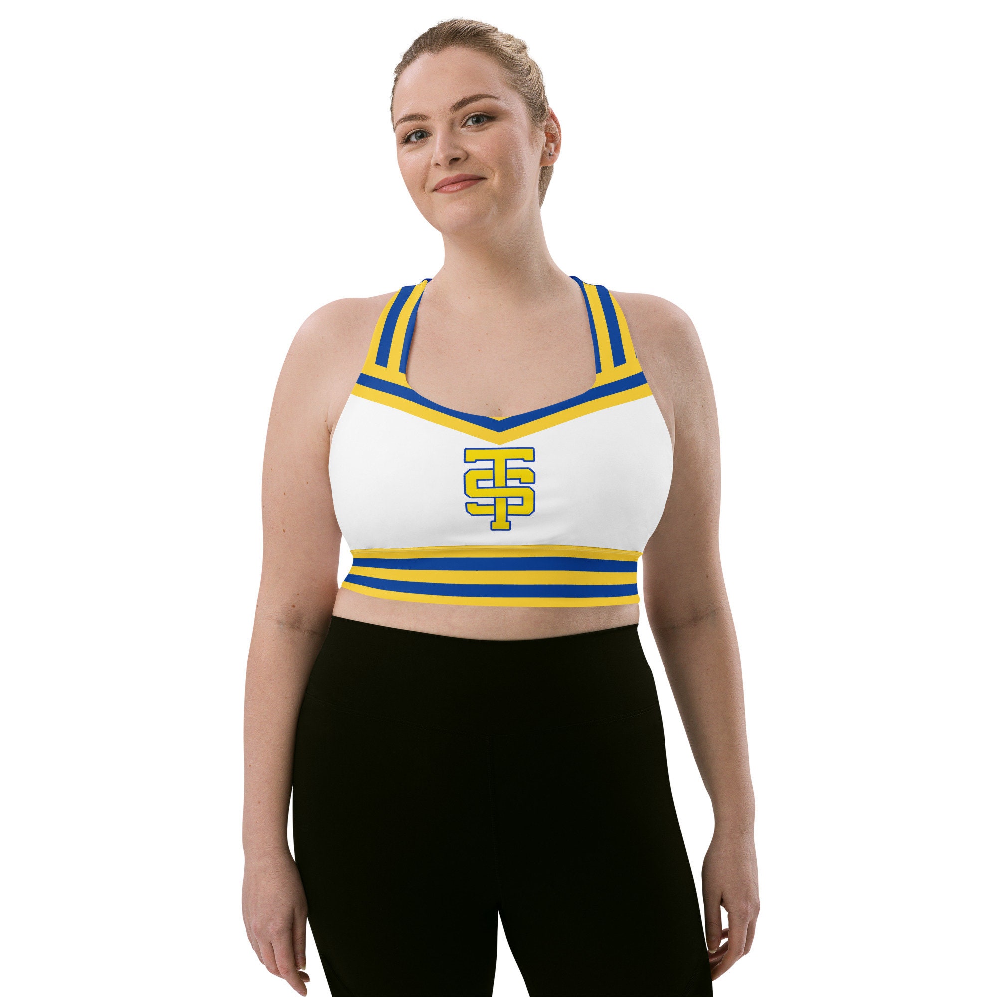 Taylor Swift Cheerleader Uniform Longline Sports Bra Shake Etsy