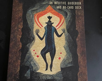 The Primordial Dreams Tarot  (GUIDEBOOK ONLY) - indie intuitive deck, symbolic, original artwork, Neolithic inspired, animals, dreamwork