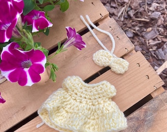 Miniature Crochet dress