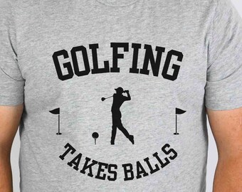SVG de golf divertido, se necesitan pelotas para jugar al golf, diseño de camiseta de golf, regalo para golfistas, papá golfista, Cricut PNG