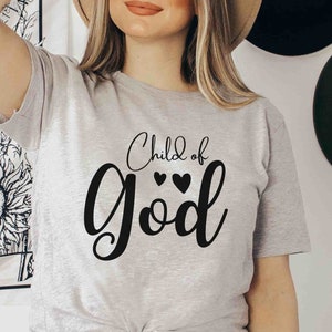 Kind Gottes SVG, SVG-Dateien für Cricut, Jesus svg, Glaube Shirt SVG, christliches Shirt svg, christlich svg, Kind Gottes Shirt Design, Kind svg
