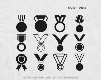 Medal Svg, SVG Files for Cricut, Winner SVG, Competition SVG, Medal Clipart, Race Clipart, Victory Svg, Medal Design Svg, Medal Cut File