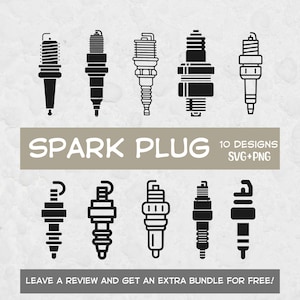 Spark Plug Svg, SVG Files for Cricut, Car Svg, Car Clipart, Motor SVG, Race SVG, Speed Svg, Car Mechanic Svg, Spark Plug Clipart, Car Parts