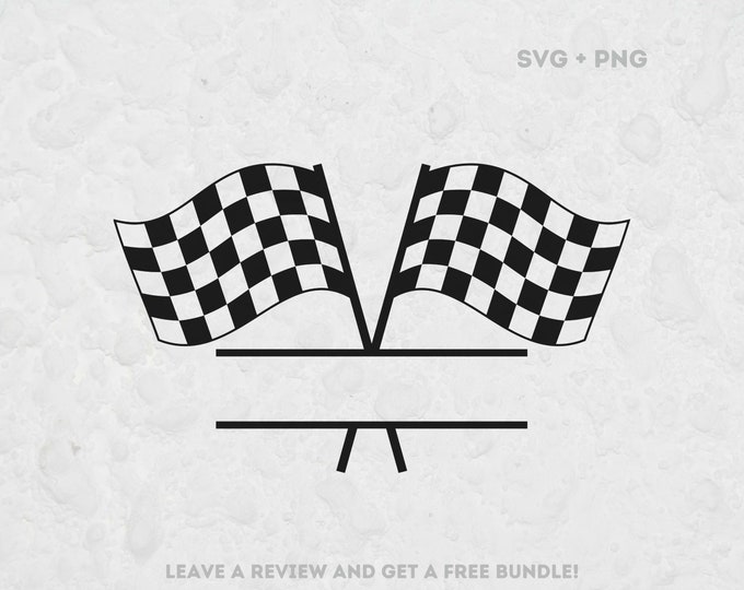 Racing Flag Monogram SVG, SVG Files for Cricut, Name Frame Svg , Race ...