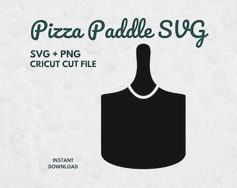 Pala per pizza SVG, File di taglio per pala per pizza, Pala per pizza SVG, Pala per pizza in legno SVG, Cucina SVG, File di taglio per Cricut, Clipart pizza