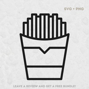 Patatine fritte in formato SVG, file SVG per Cricut, patatine fritte PNG, file di taglio patatine fritte, fast food in formato Svg, cibo spazzatura in formato Svg, clipart alimentare, patate in formato Svg, fritte, patatine fritte in formato Svg