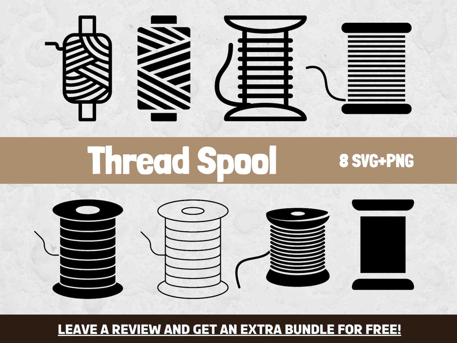 086 Thread Embroidery Thread Spool SVG, SVG Files for Cricut, Sewing Svg, Thread Svg, Sewing ...