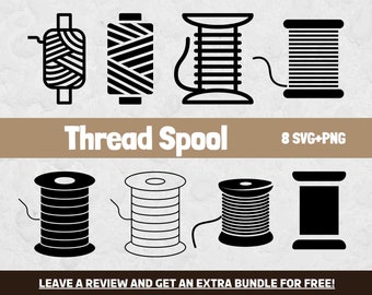 Thread Spool SVG, SVG files for Cricut, Sewing Svg, Thread svg, Sewing Clipart, Spool Svg, Crafting Svg, Crafting Clipart, Sew Cut File