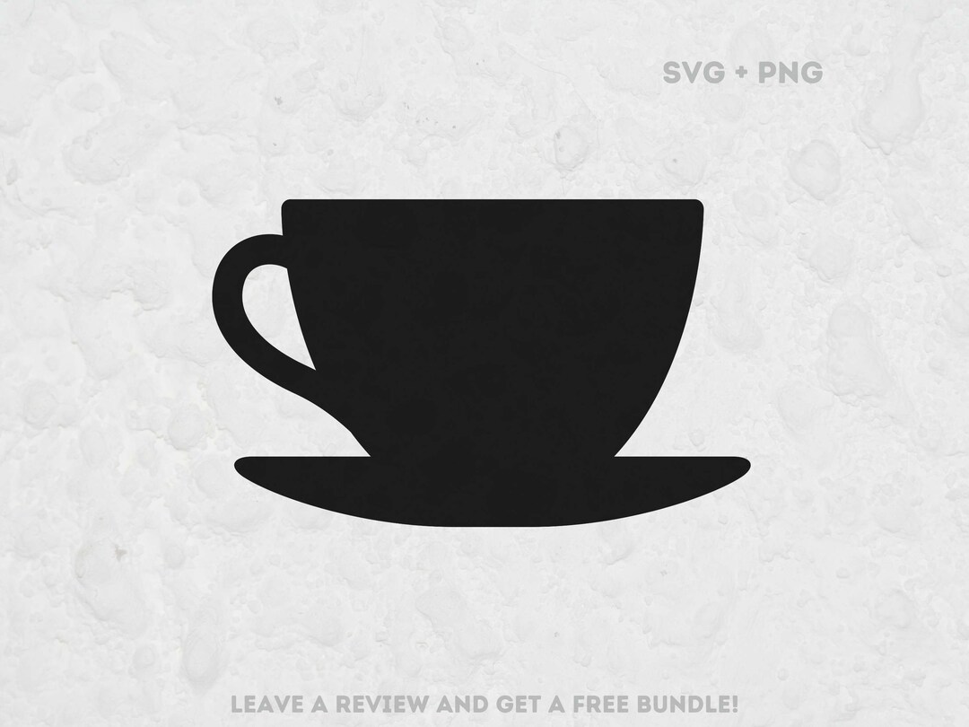 Coffee Cup Silhouette Svg, SVG Files for Cricut, Cup Cut File, Coffee