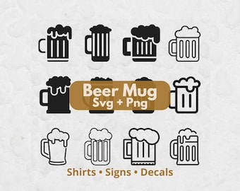 Beer SVG Bundle, Svg files for Cricut, Beer Cheers Svg, Beer Clipart, Beer Mug Svg, Mug SVG, Beer Glass Svg, Craft Beer Svg, Beer Design SVG