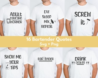 Bartender SVG Cut Files, SVG Files for Cricut, Bartender Cut File, Bar Sign, Bartender Quotes, Bartender Shirts, Drinking Quotes, Bar Shirt