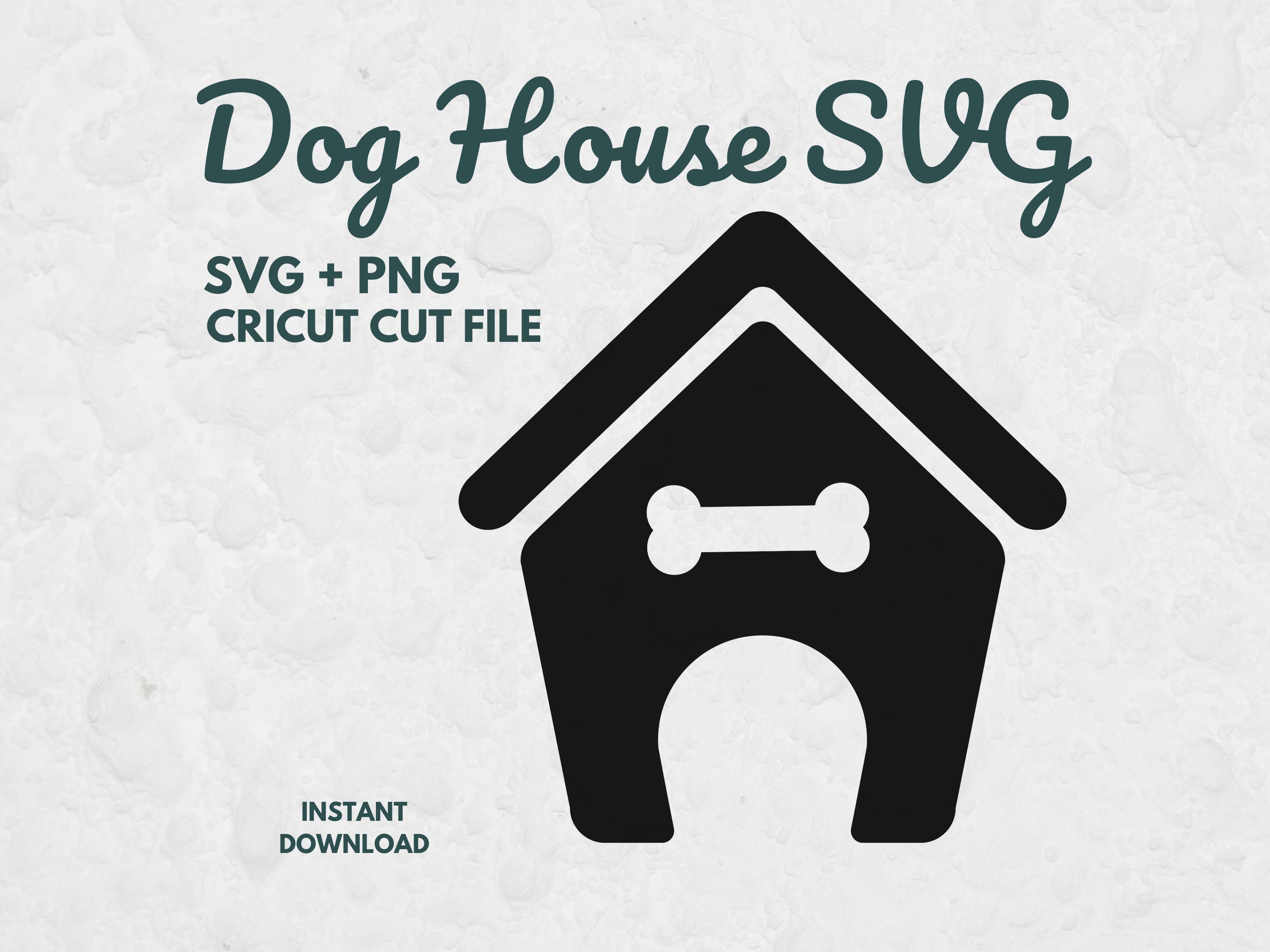 Niche pour chien SVG, fichiers SVG pour Cricut, chien svg, SVG chiens, svg pour amoureux des chiens, vecteur de niche, fichier coupé niche, Svg maison