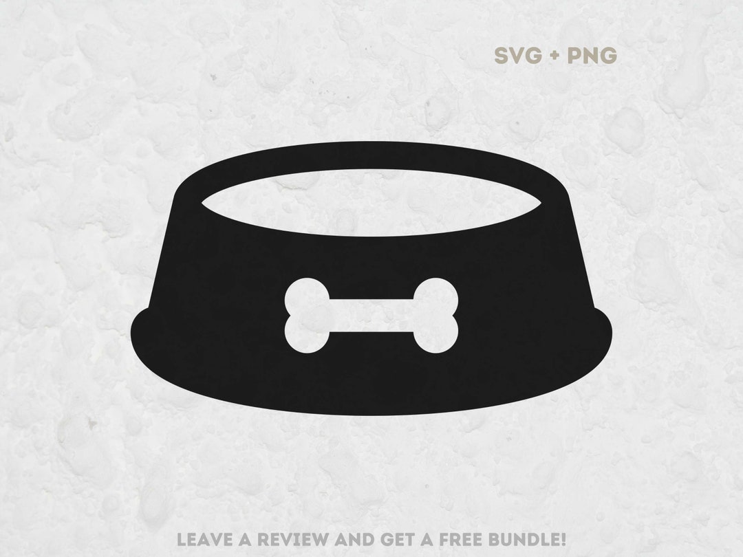 Dog Bowl SVG, SVG Files for Cricut, Dog SVG, Dogs Svg, Dog Lover, Dog