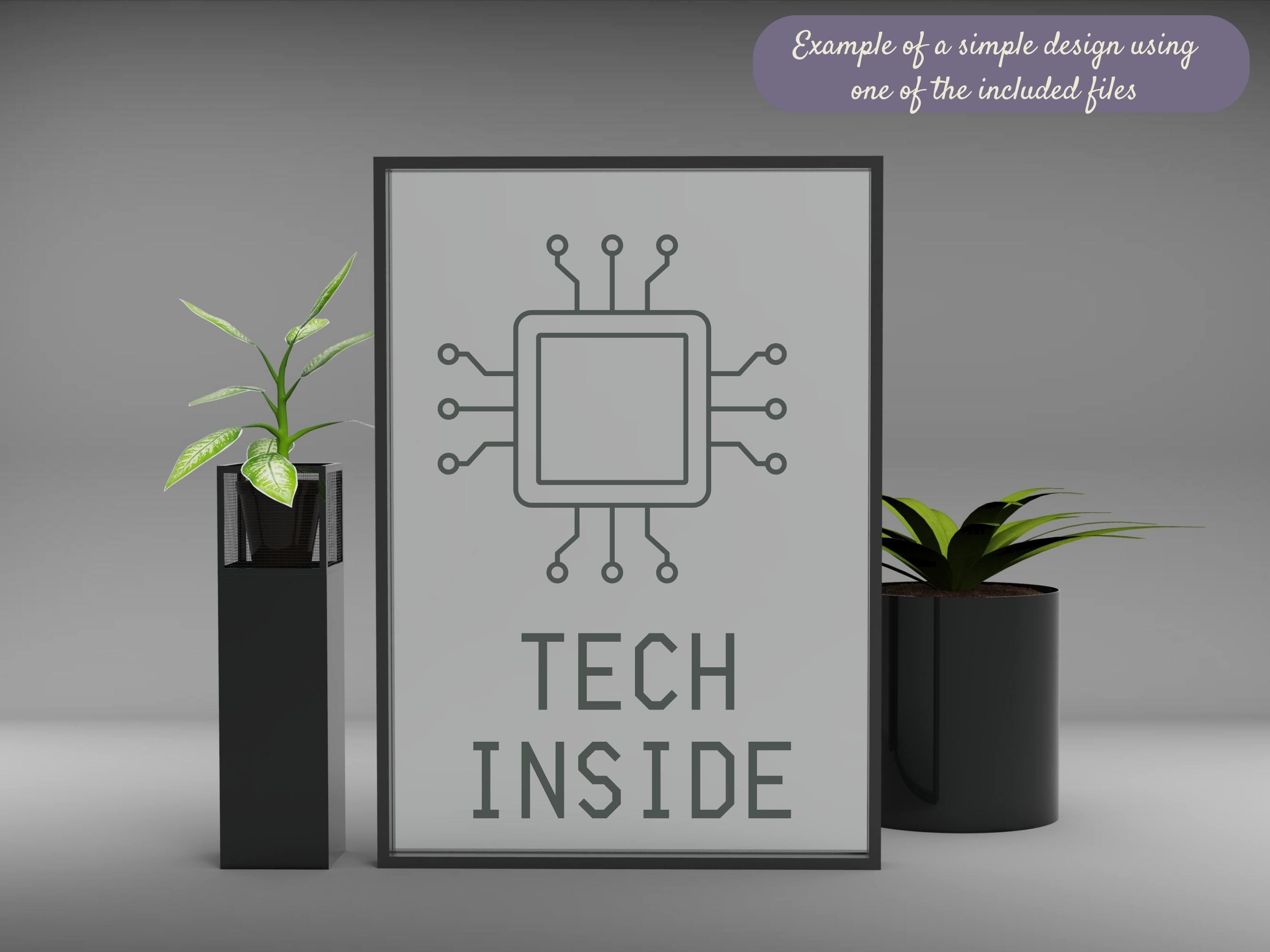 Microchip SVG Icon, CPU Chip SVG, Circuit Processor Icon, Computer Chip ...