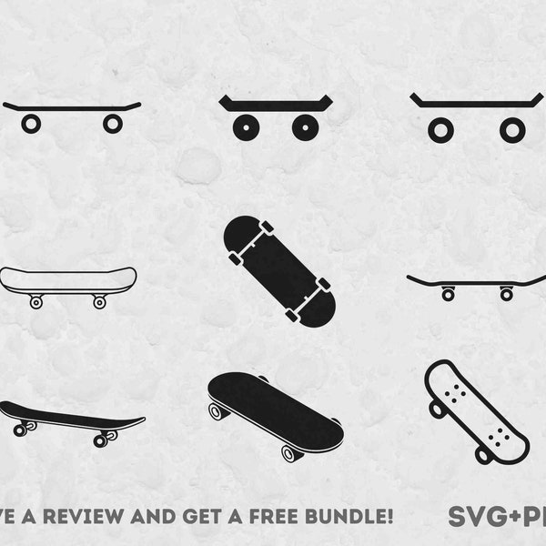 Skateboard Svg Cut File, SVG Files for Cricut, Skateboard Clipart, Skate Svg, Skateboarding Svg, Street Life Svg, Skateboard Logo SVG Cut
