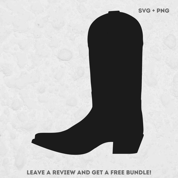 Cowboy Boot SVG, Cowboy Boot Cut File, Western Svg, Cowboy SVG, Svg file for Cricut, Cowboy Boot Silhouette, Western Clipart, Cowboy Clipart