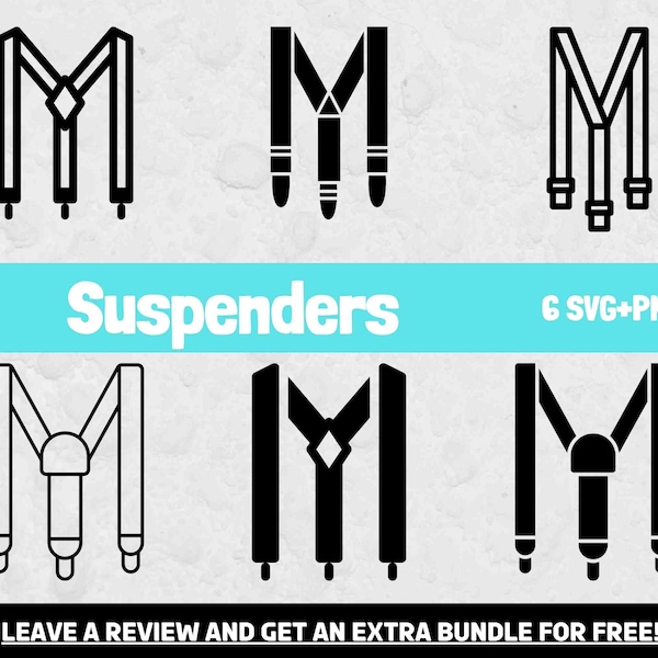 Suspenders SVG, Svg files for Cricut, Suspenders Cut File, Fashion Clipart, Fashion svg, Clothing Clipart, Pants SVG, Clothing Svg