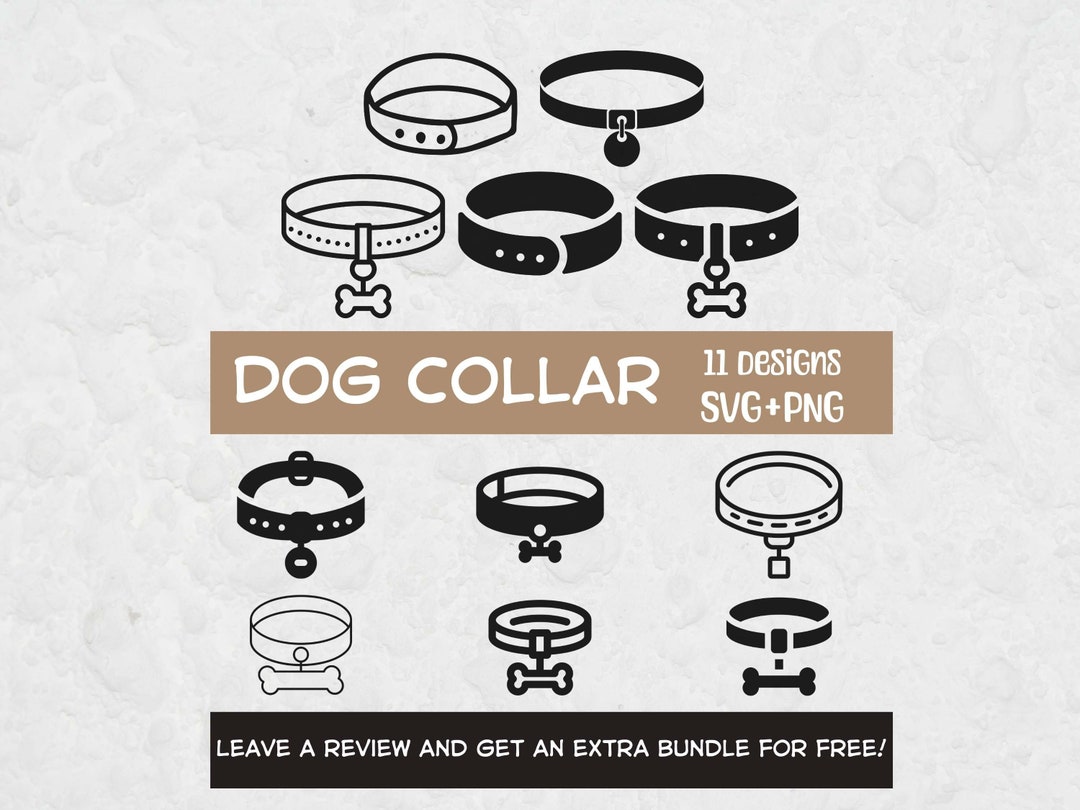Dog Collar Svg, Svg Files for Cricut, Dog Collar Cut File, Dog Clipart